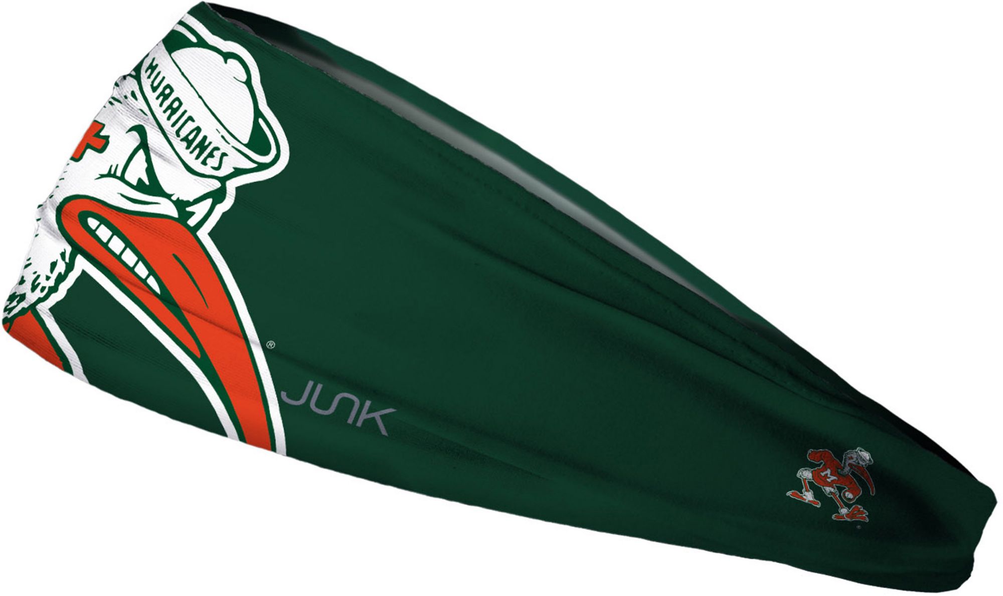 JUNK Brands Adult Miami Hurricanes Green Sebastian Big Band Lite Headband product image