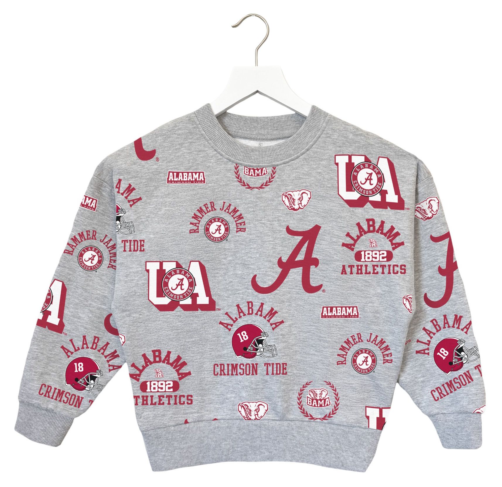 Gameday Couture Youth Alabama Crimson Tide Grey Repeat Sweatshirt product image