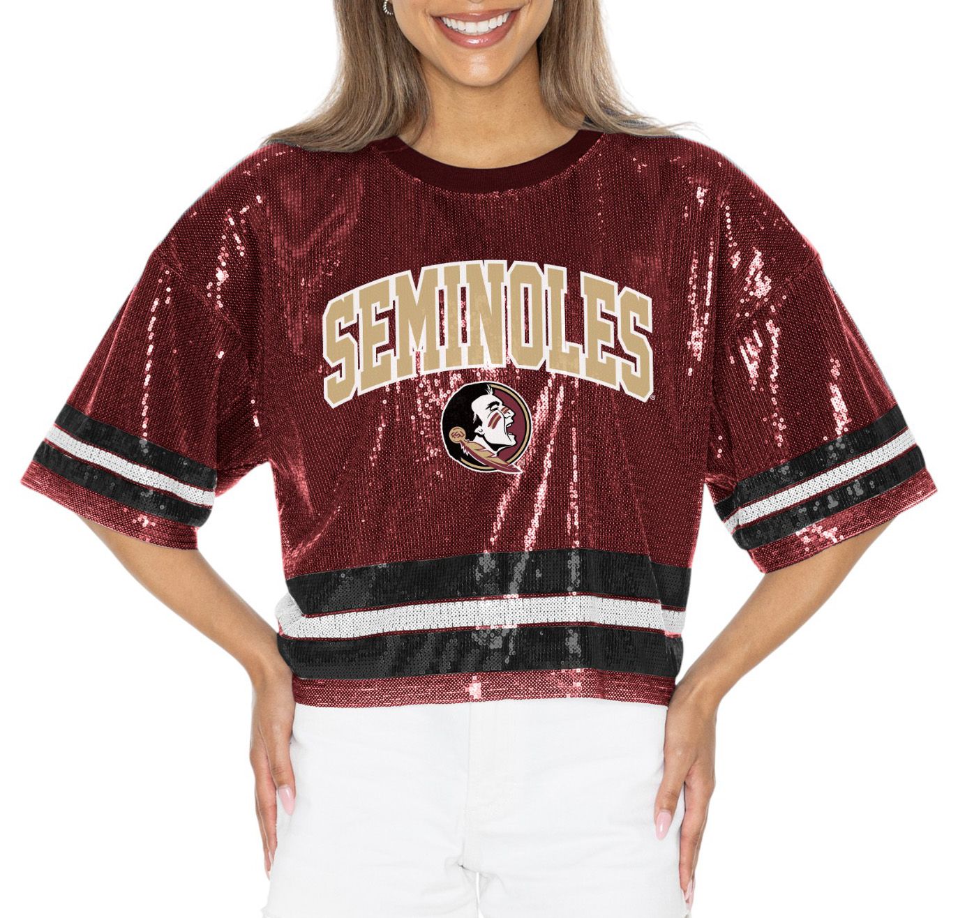 Gameday Couture Women's Florida State Seminoles Garnet Sequin Jersey product image