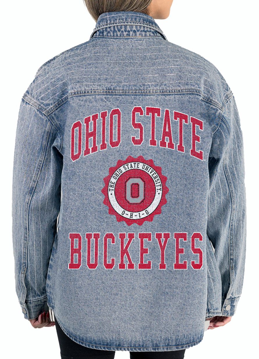 Gameday Couture Women's Ohio State Buckeyes Denim Instant Replay Jacket product image