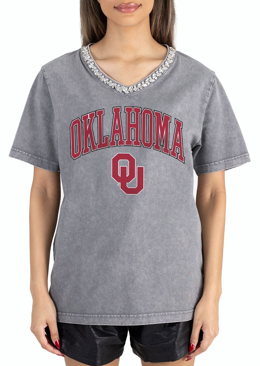 Gameday Couture Women's Oklahoma Sooners Grey Icon Edge T-Shirt product image