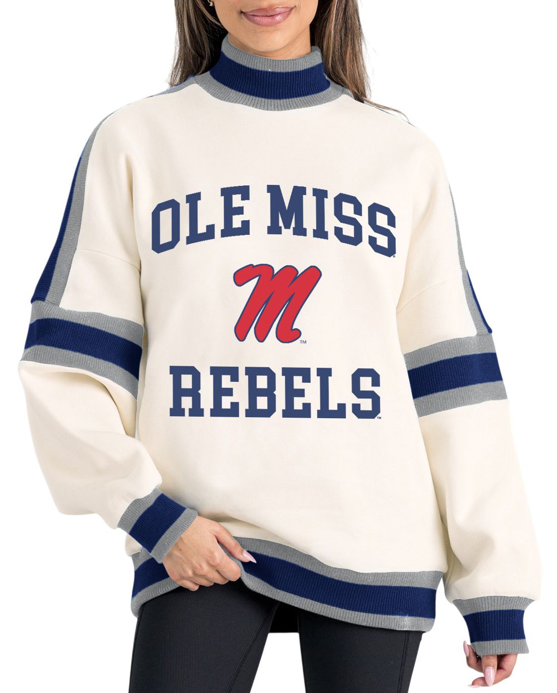 Gameday Couture Women's Ole Miss Rebels White Turtleneck Sweatshirt product image
