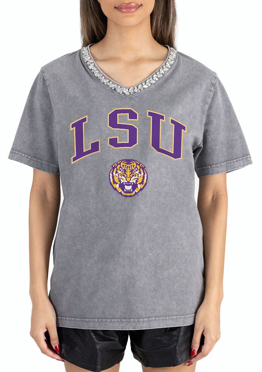 Gameday Couture Women's LSU Tigers Grey Icon Edge T-Shirt product image