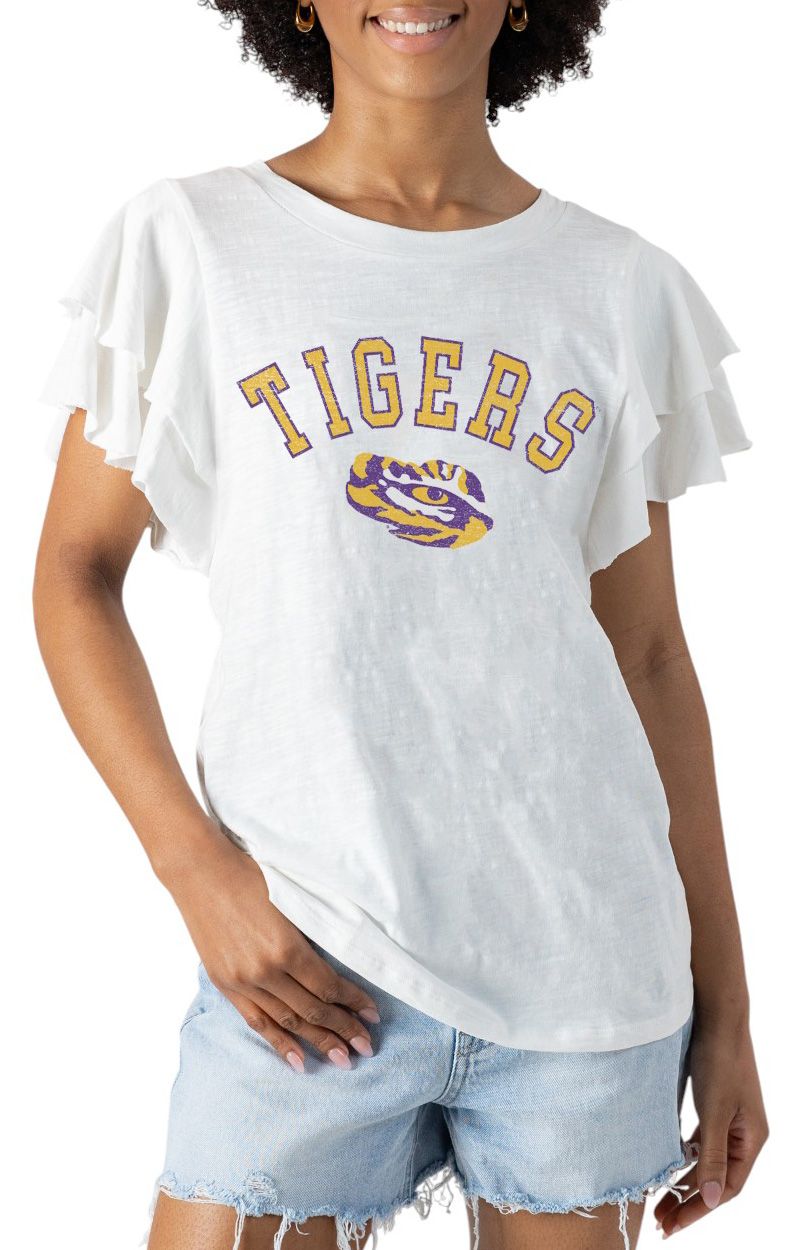 Gameday Couture Women's LSU Tigers White Flutter T-Shirt product image