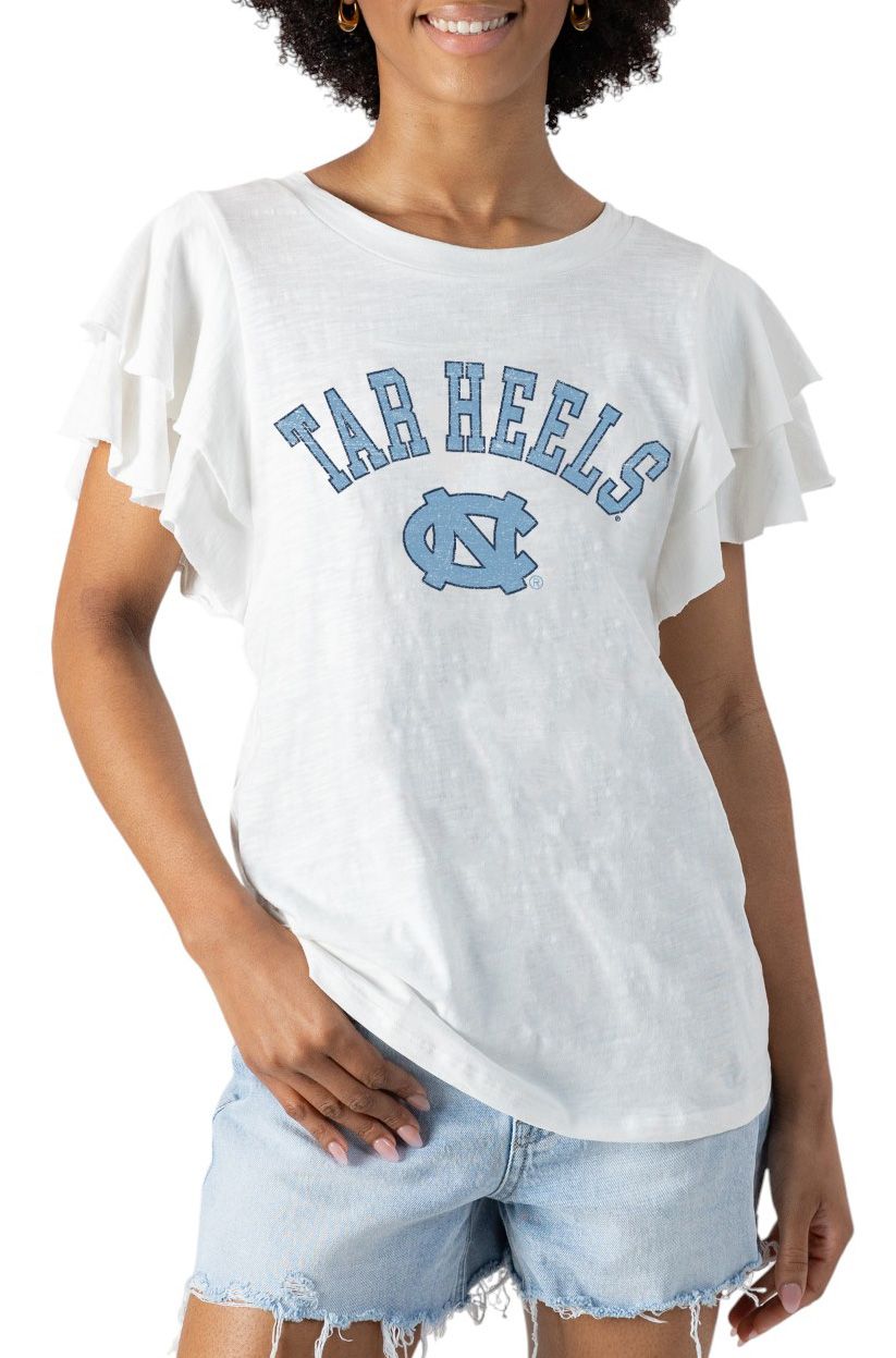 Gameday Couture Women's North Carolina Tar Heels White Flutter T-Shirt product image