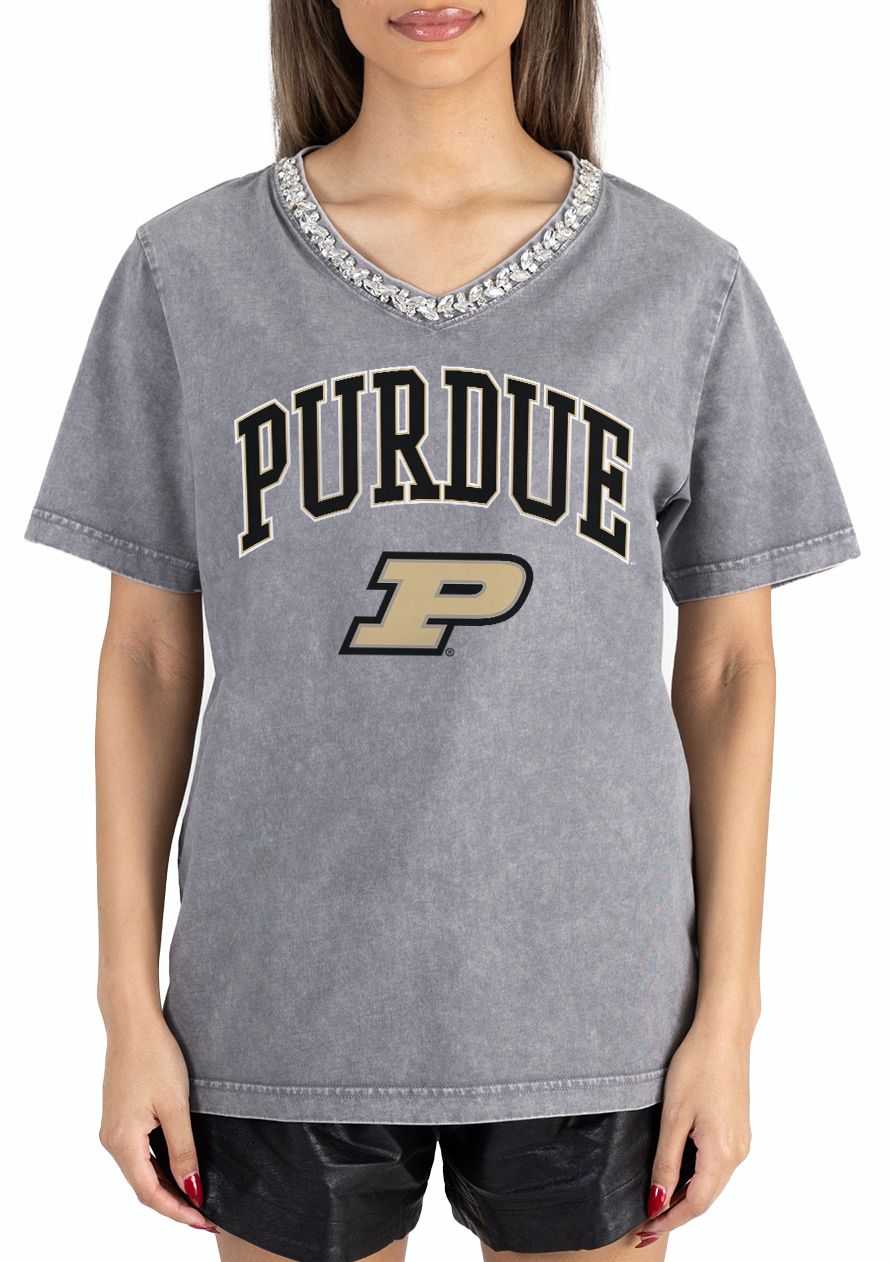 Gameday Couture Women's Purdue Boilermakers Grey Icon Edge T-Shirt product image