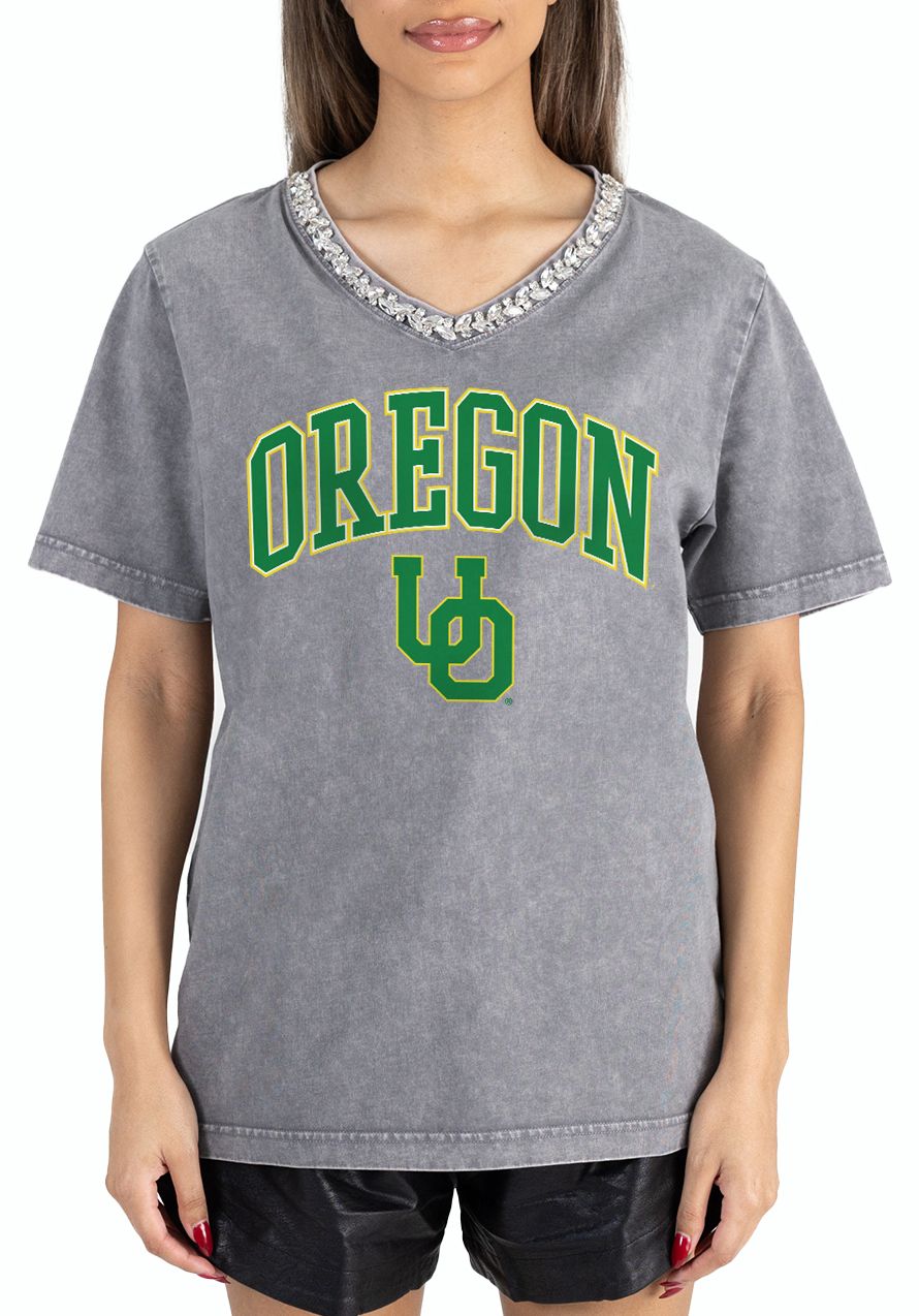 Gameday Couture Women's Oregon Ducks Grey Icon Edge T-Shirt product image
