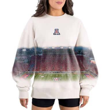 sorry, Gameday Couture Women's Arizona Wildcats Ivory Power Move Crew Pullover Sweatshirt is currently out of stock