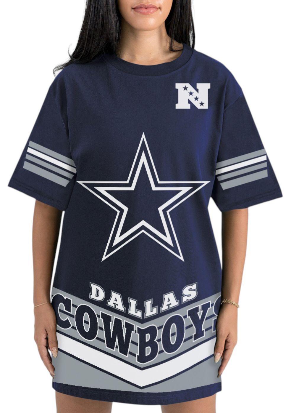 Gameday Couture Women's Dallas Cowboys Navy Perfect Score Dress product image