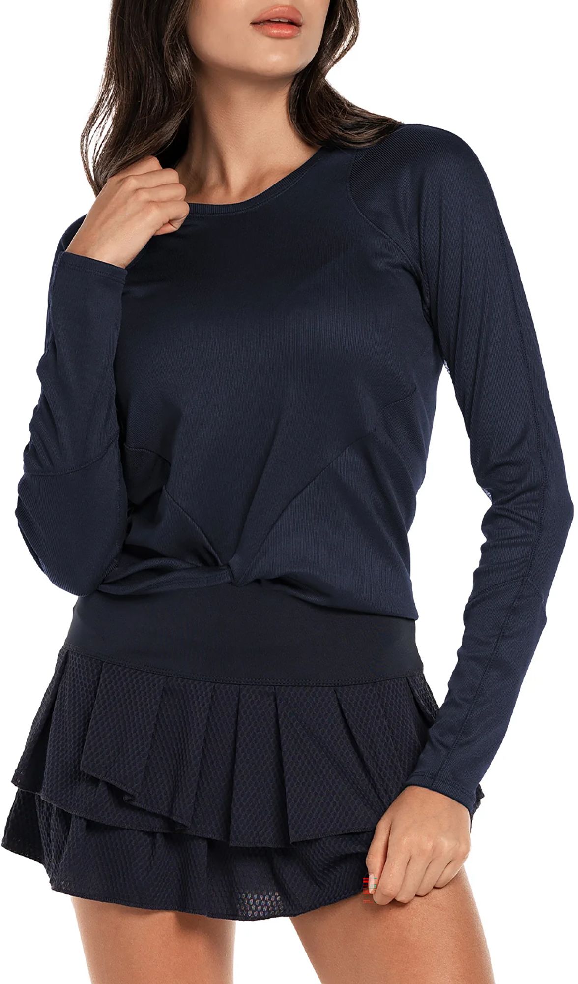 Lucky In Love Women's Wrap It Up Long Sleeve Tennis Shirt product image