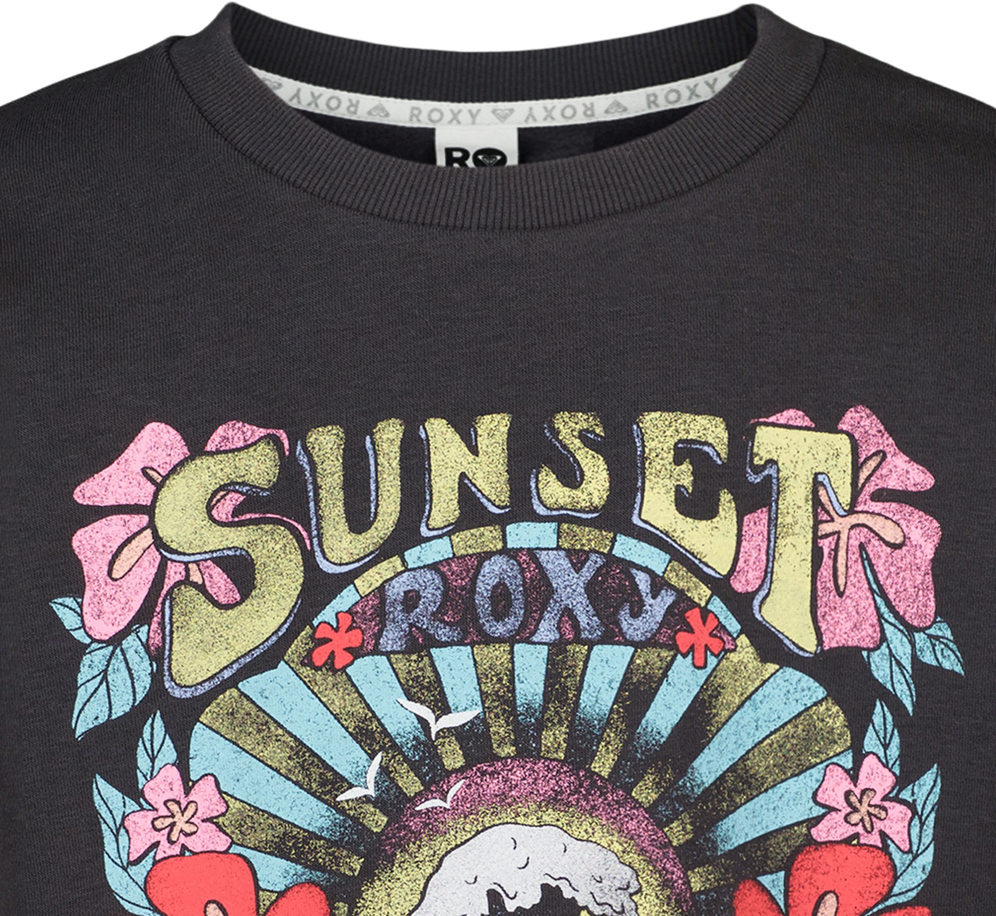 Roxy Girls' Sunny Fleece Crew Graphic Pullover product image