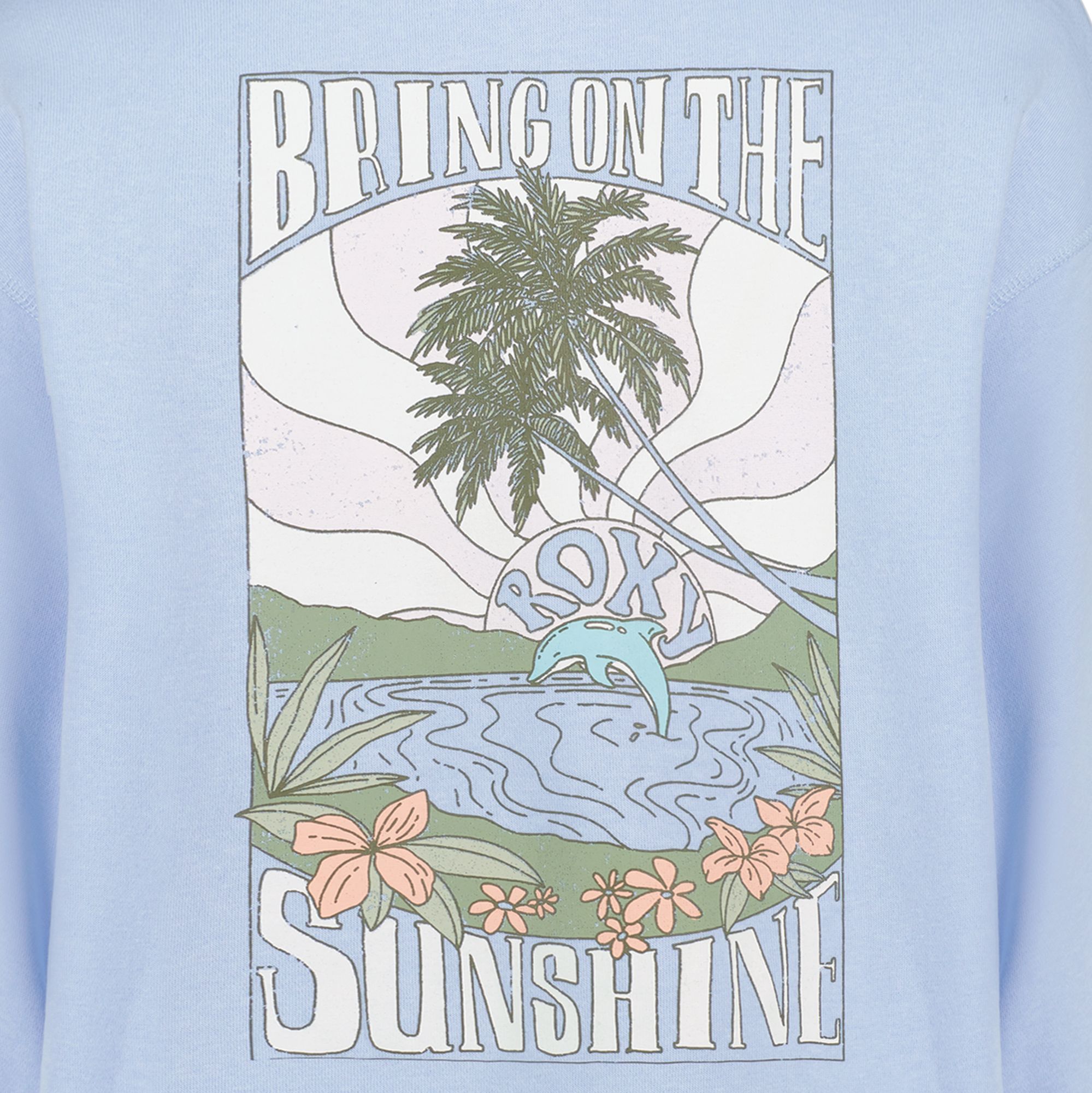 Roxy Girls' Ocean Explorer Fleece Crew Graphic Pullover product image