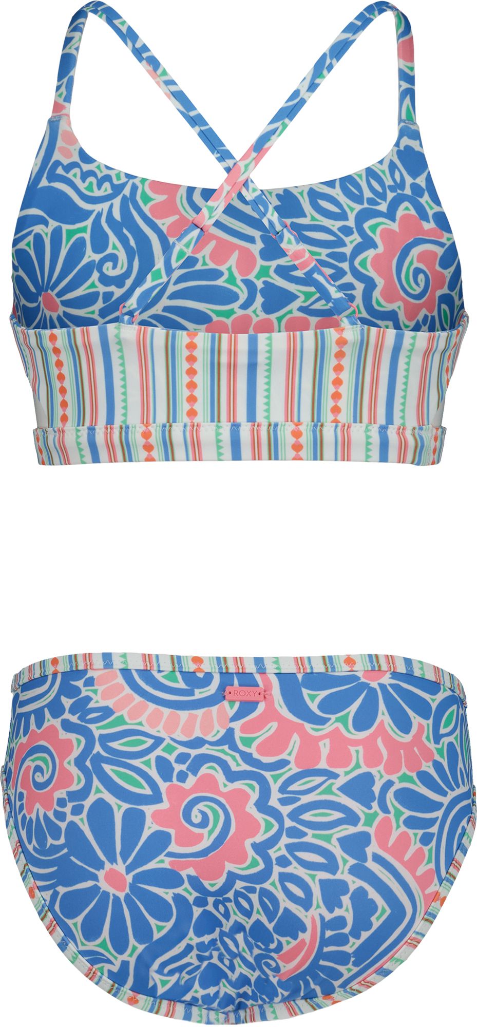 Roxy Girls' Cascais Floral Reversible Bikini Set product image