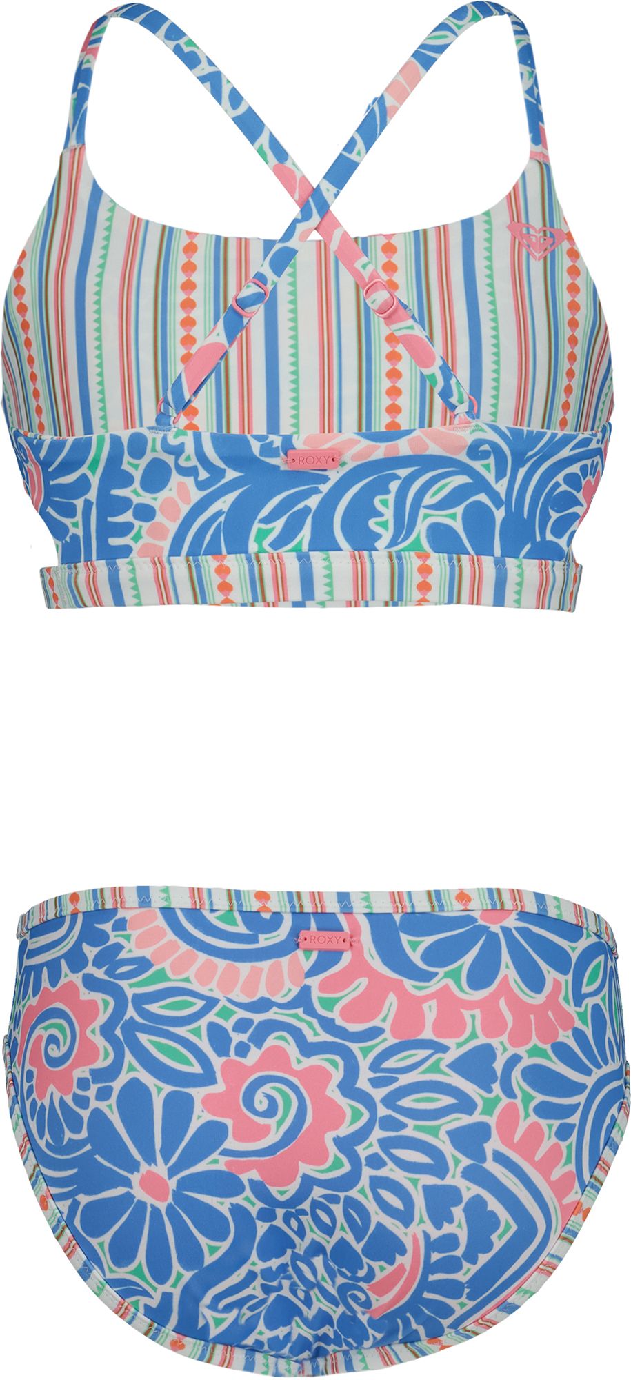 Roxy Girls' Cascais Floral Reversible Bikini Set product image