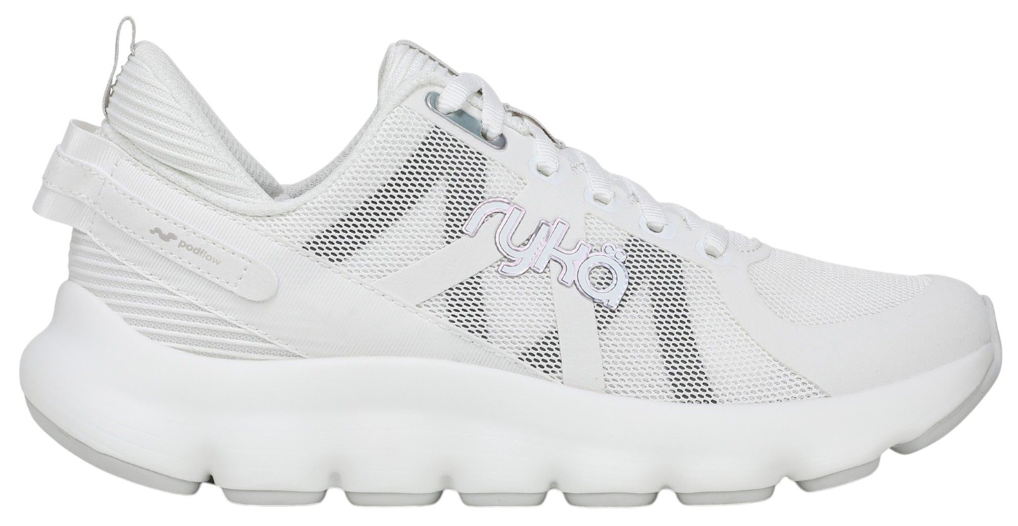 (取寄) ライカ レディース ウォーキング シューズ Ryka women Podflow W.2 Walking Shoes Brilliant White Mesh Fabric Ryka Women's Podflow W.2 Walking Shoes | Dick's Sporting Goods