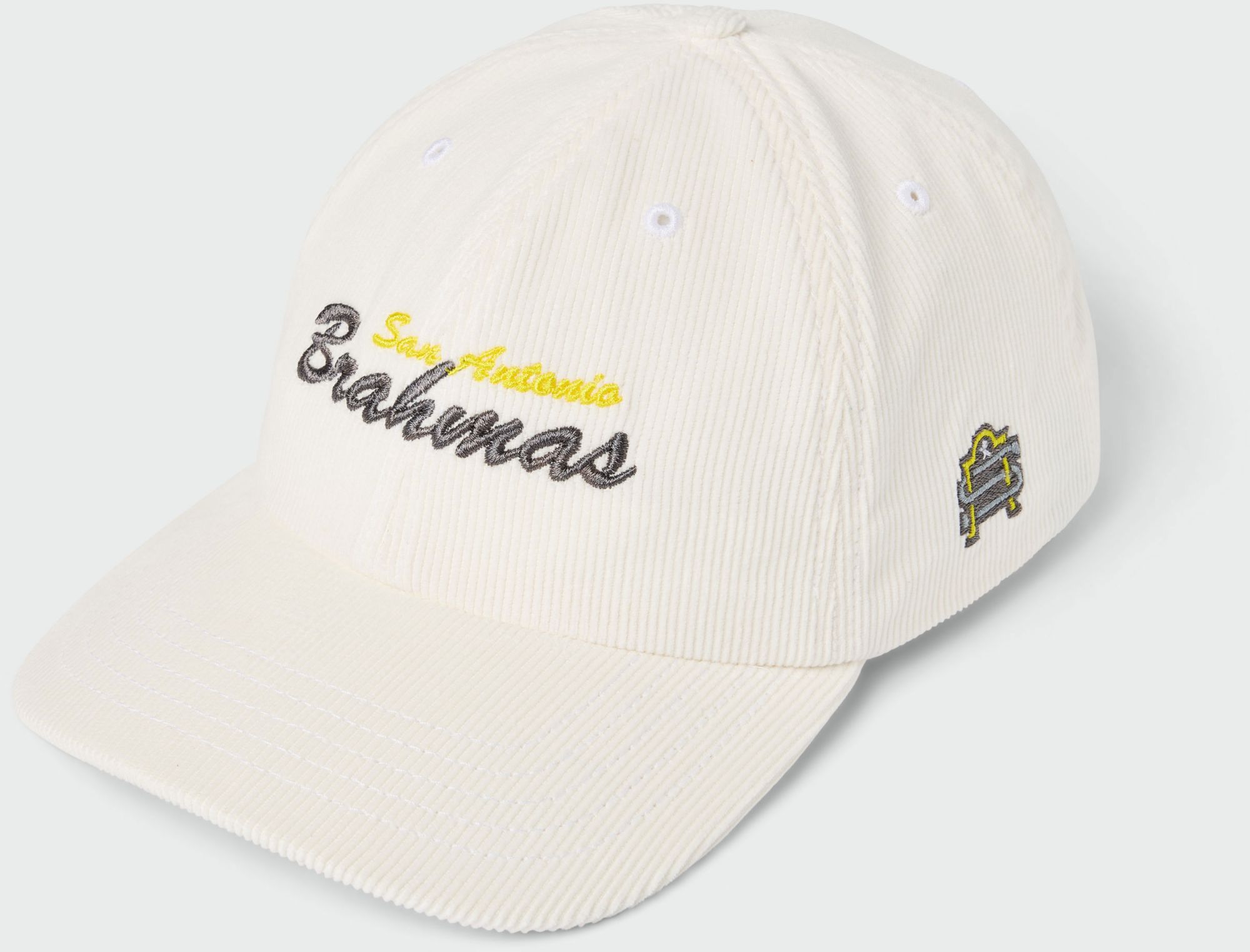 Sandlot Men's San Antonio Brahmas Beige Script Dad Hat product image