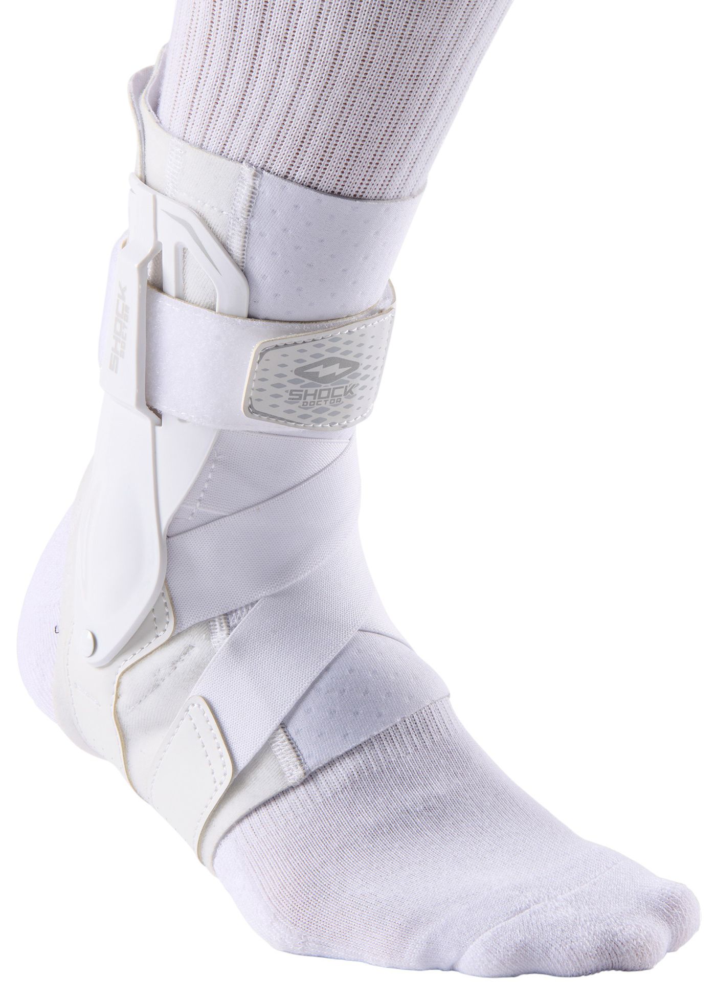 Shock Doctor L3ZR Ankle Brace with Molded Support Guards and Cross Straps product image