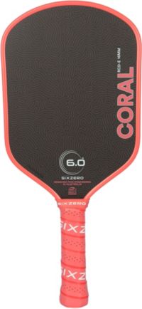 Six Zero Coral 16mm Pickleball Paddle | Dick's Sporting Goods