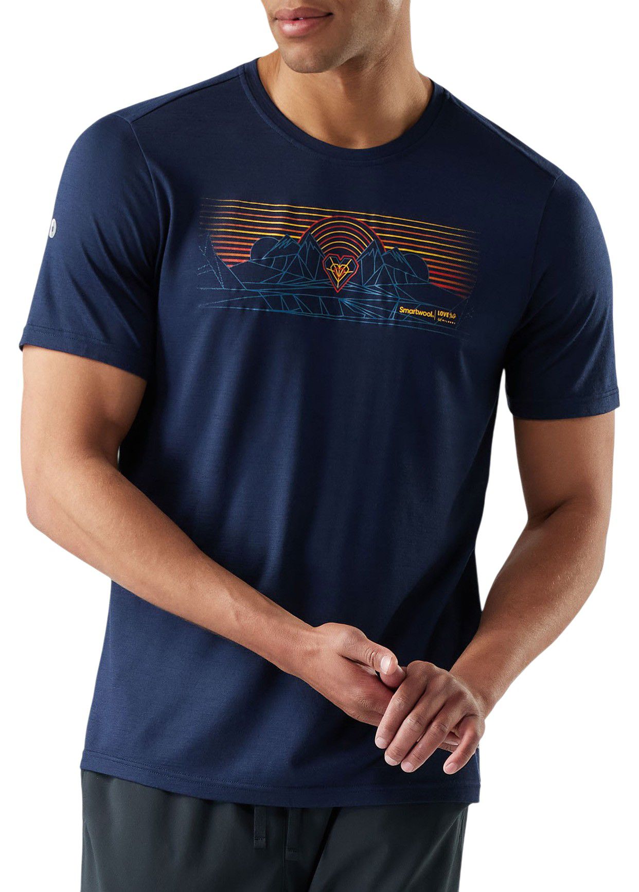 SmartWool Men's Mountain Sunrise Active Short Sleeve Graphic T-Shirt product image
