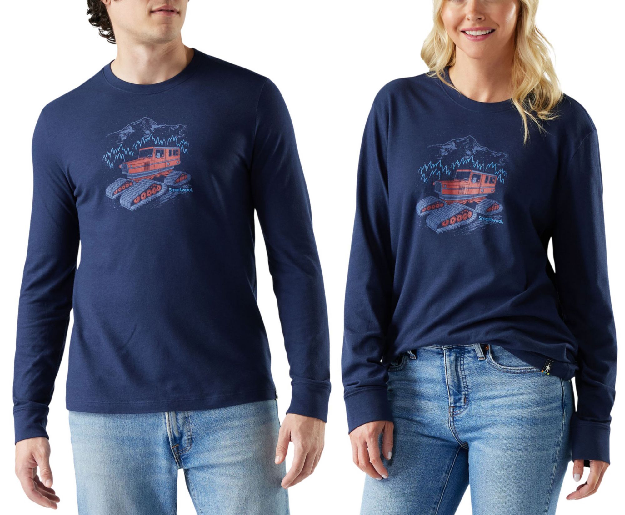 SmartWool Men's Snowcat Graphic Long Sleeve Graphic T-Shirt product image