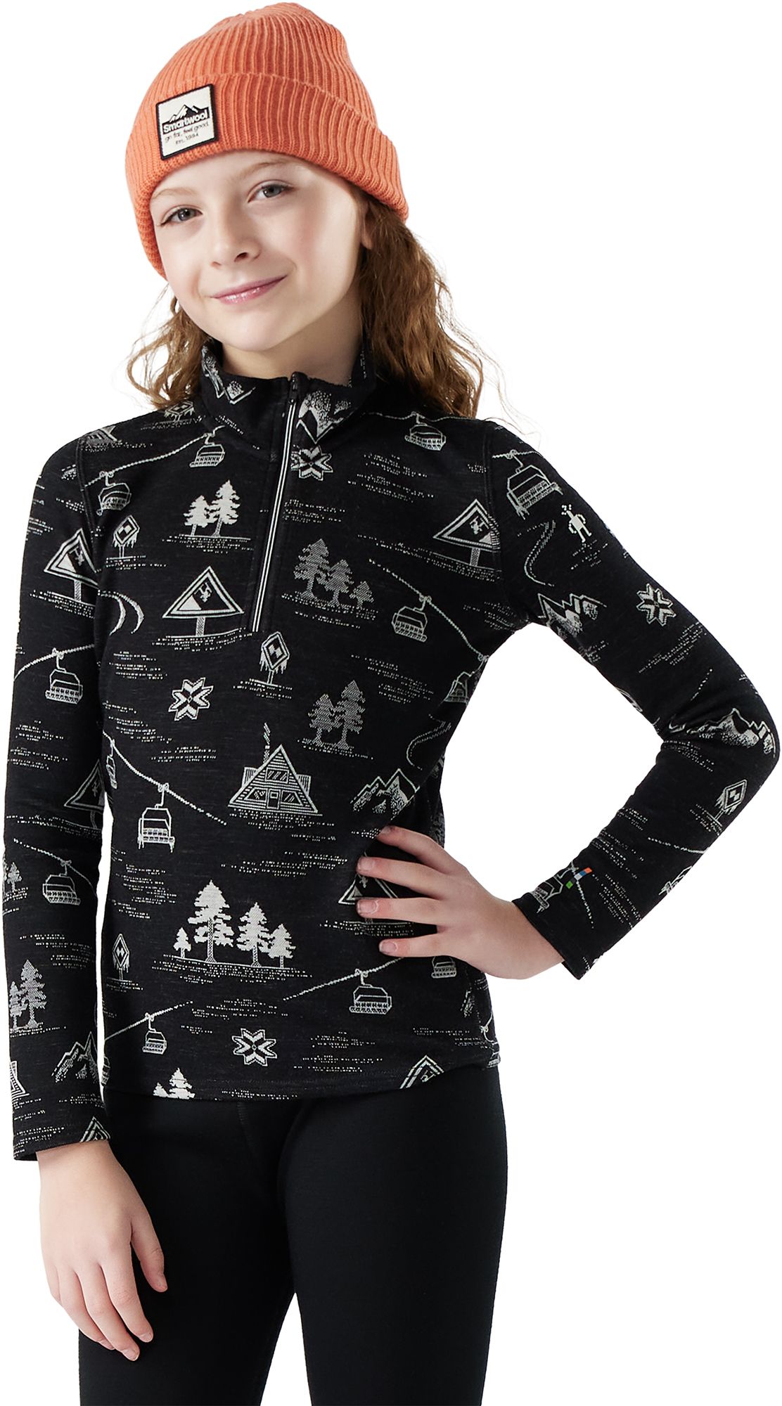 Smartwool Youth Classic Thermal Merino Base Layer 1/4 Zip Boxed product image