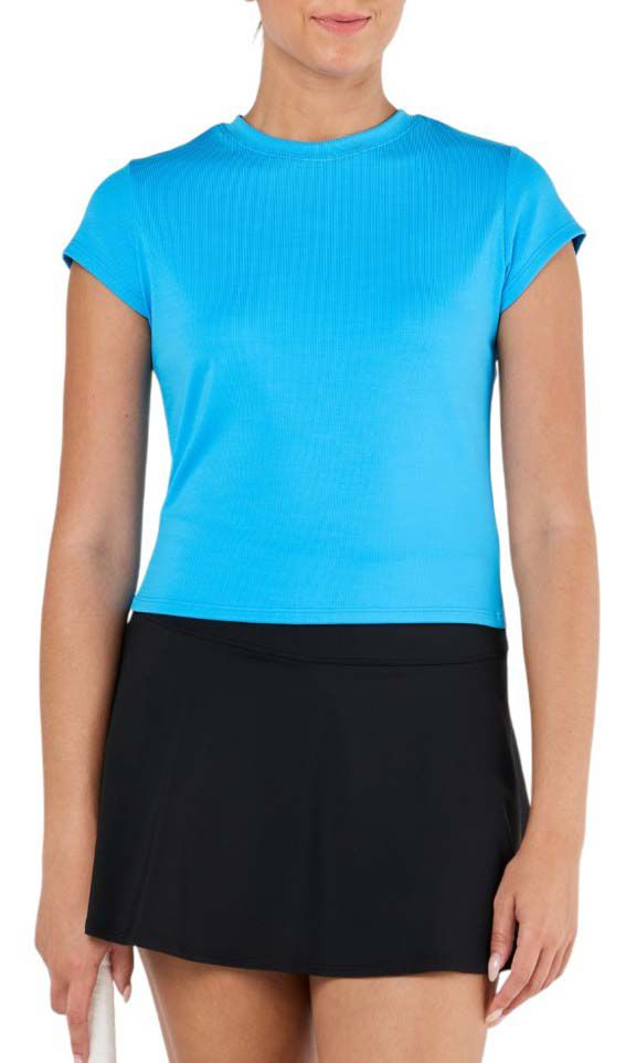 Sofibella Women's Staples 20" Cap Sleeve Tennis Shirt product image
