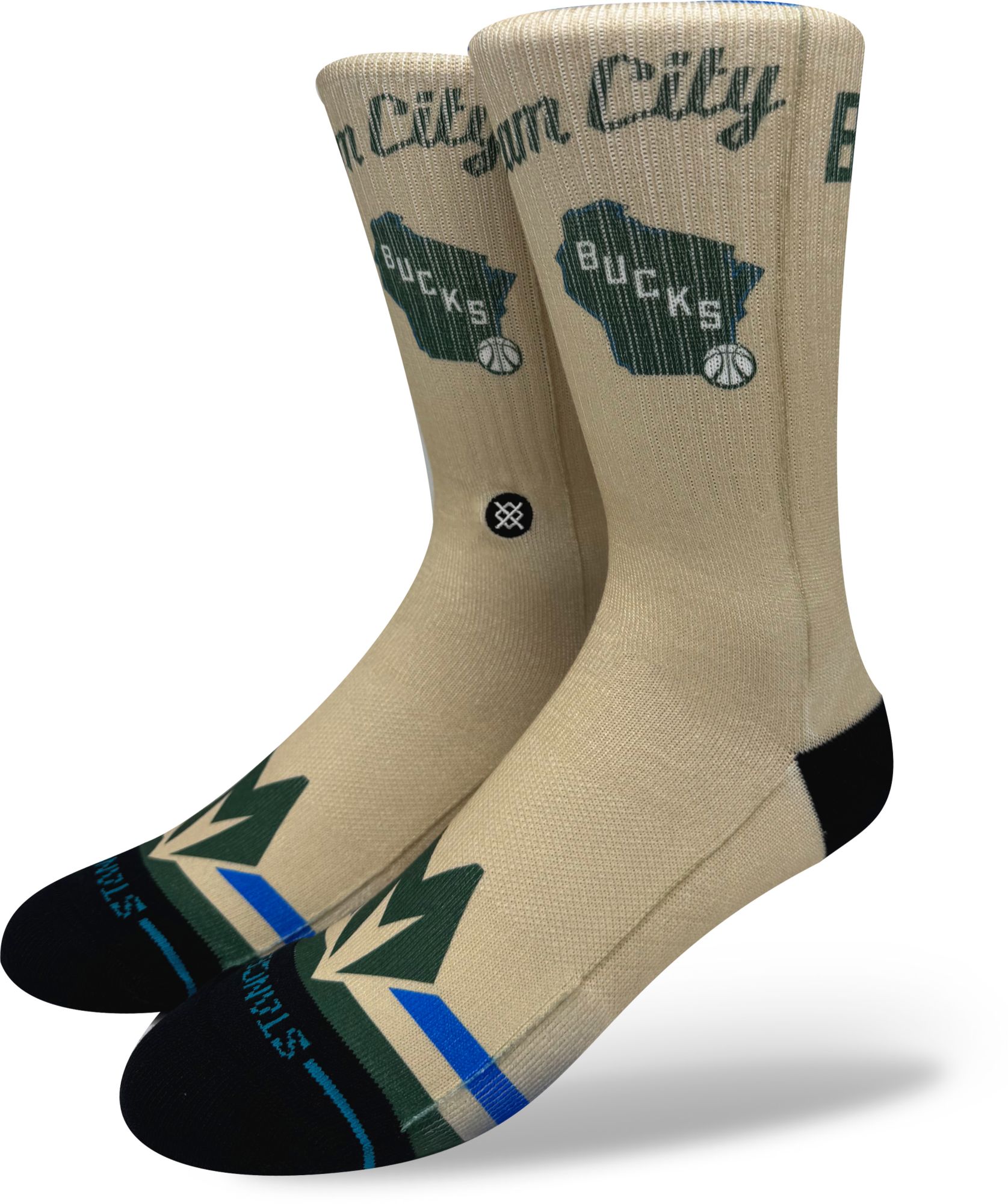 Stance Adult 2025-26 City Edition Milwaukee Bucks Socks product image