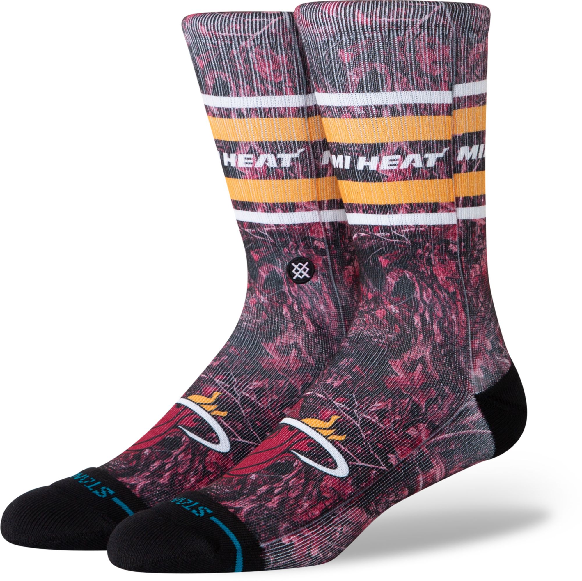 Stance Adult Miami Heat Camo Trees Crew Socks product image