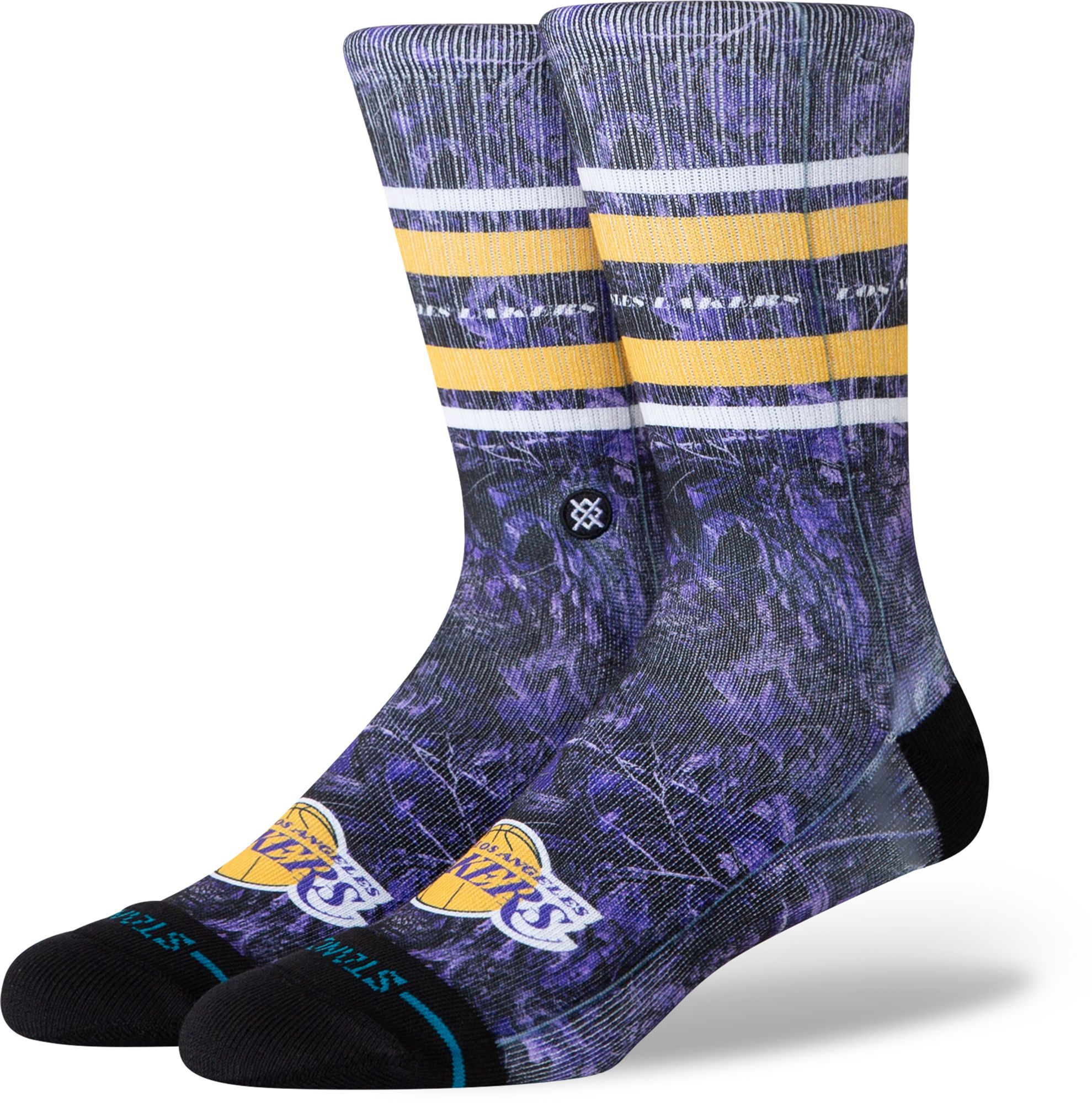 Stance Adult Los Angeles Lakers Camo Trees Crew Socks product image
