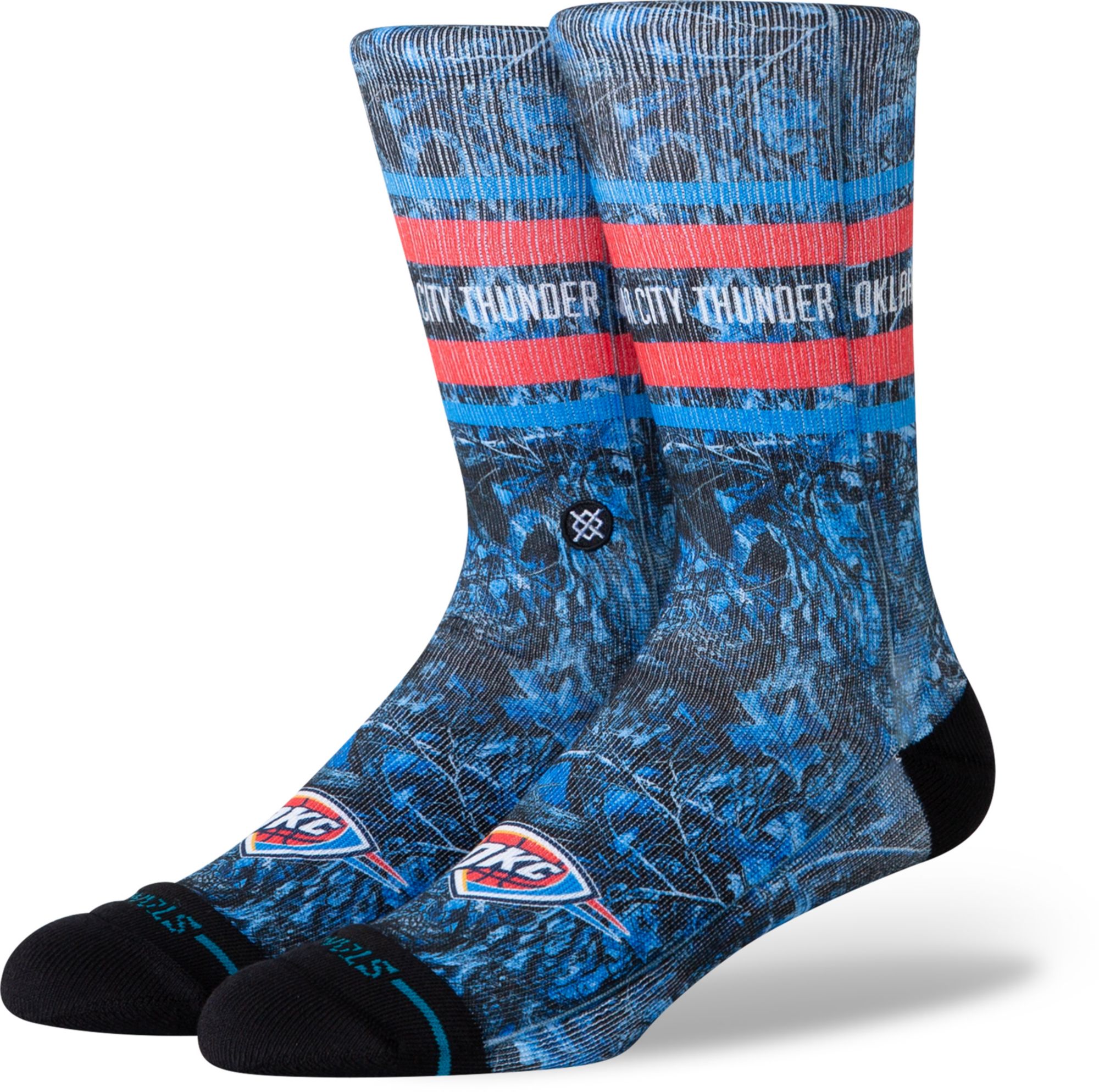 Stance Adult Oklahoma City Thunder Camo Trees Crew Socks product image