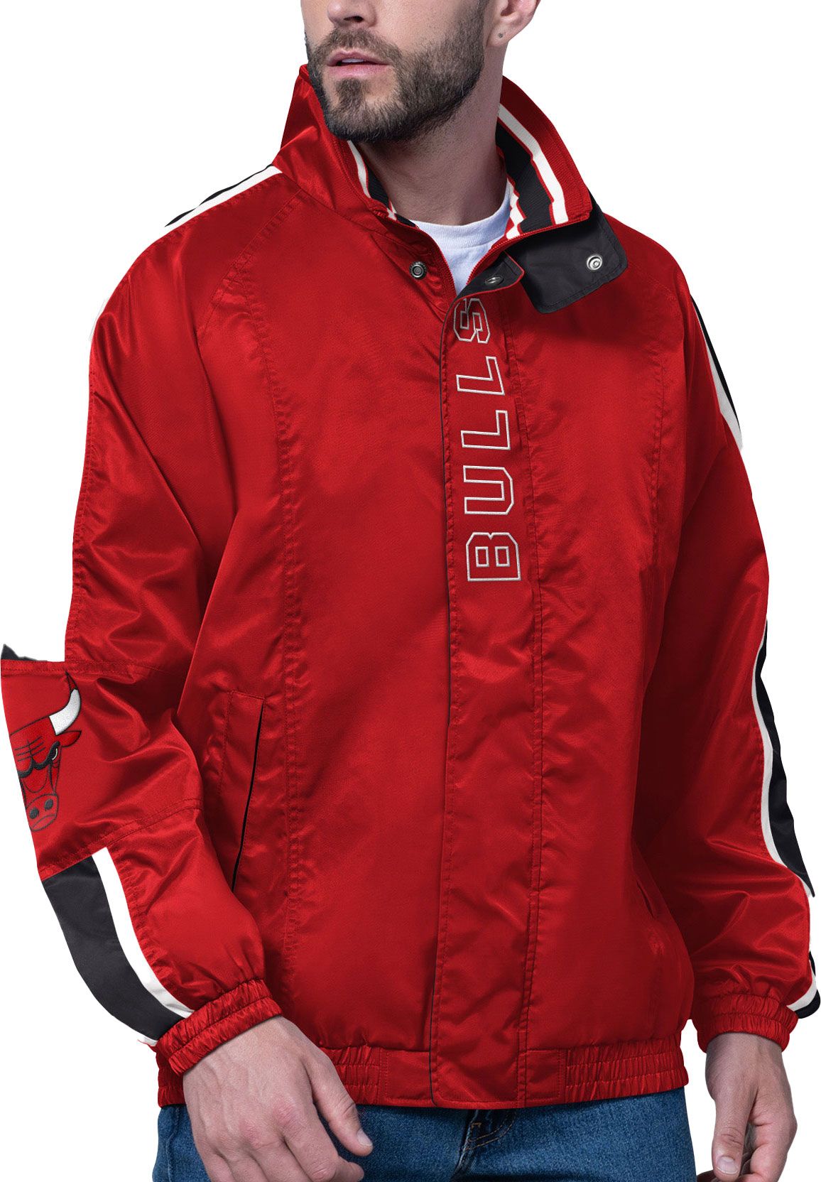 Starter Men's Chicago Bulls Red Freestyle Jacket product image