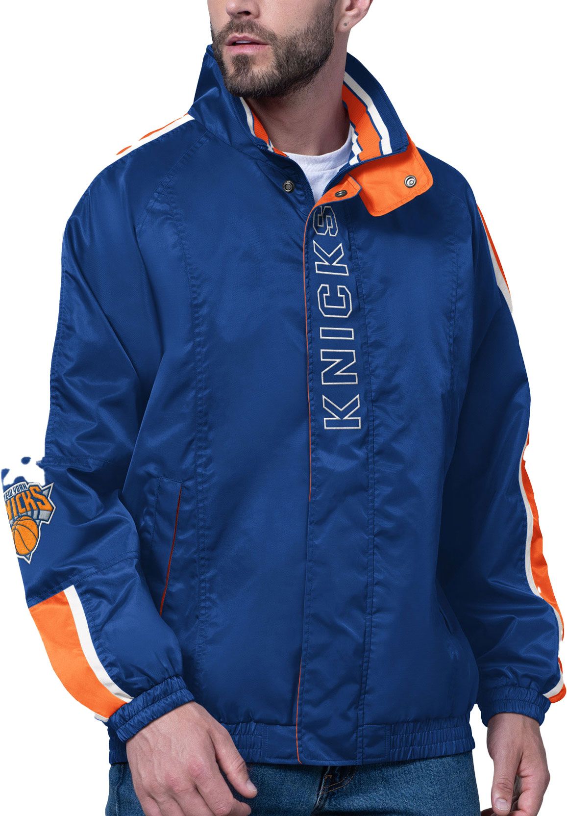 Starter Men's New York Knicks Blue Freestyle Jacket product image