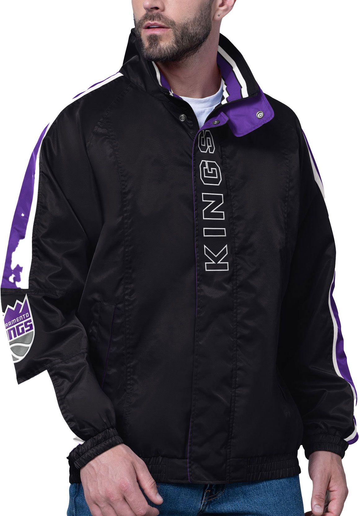 Starter Men's Sacramento Kings Black Freestyle Jacket product image