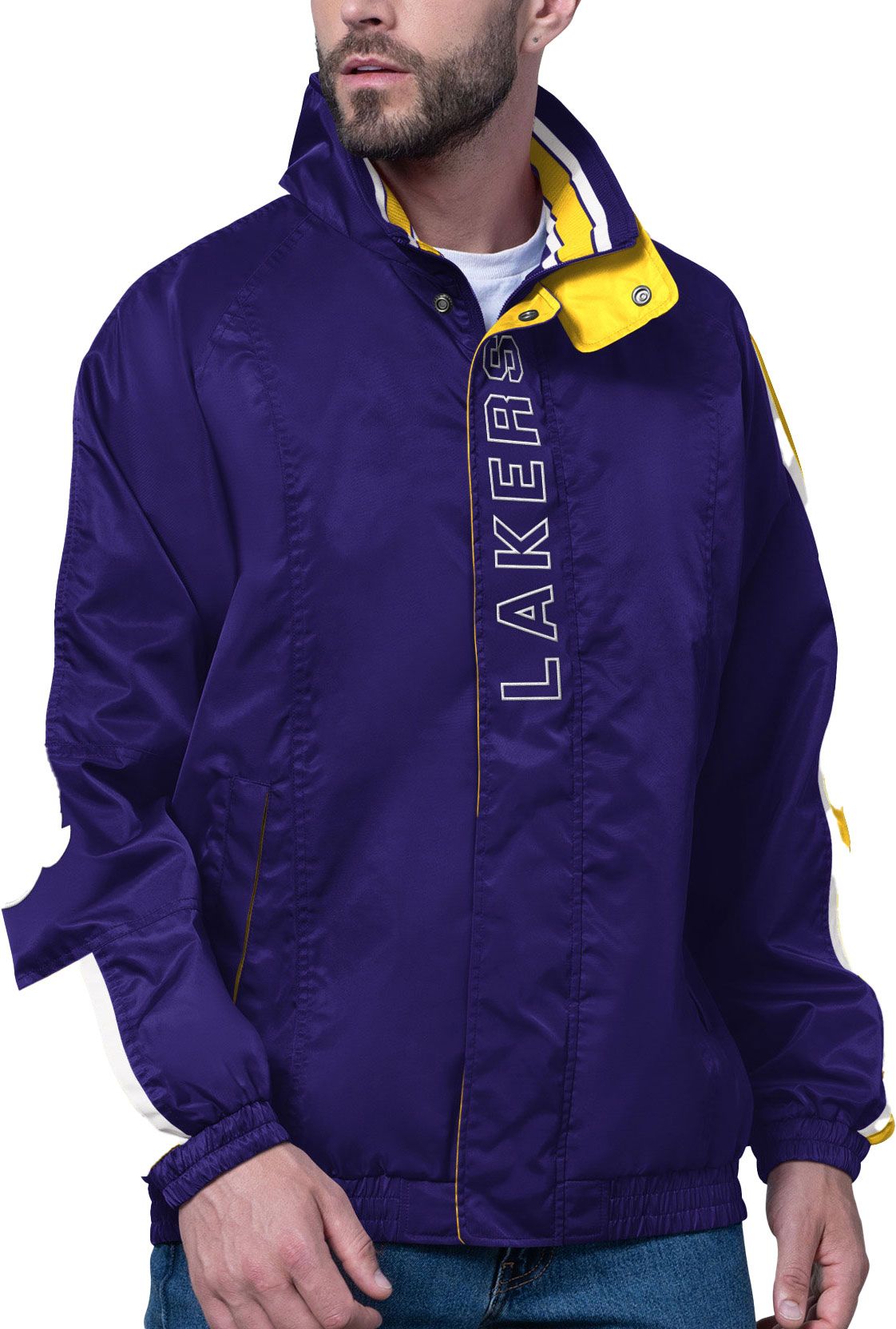 Starter Men's Los Angeles Lakers Purple Freestyle Jacket product image