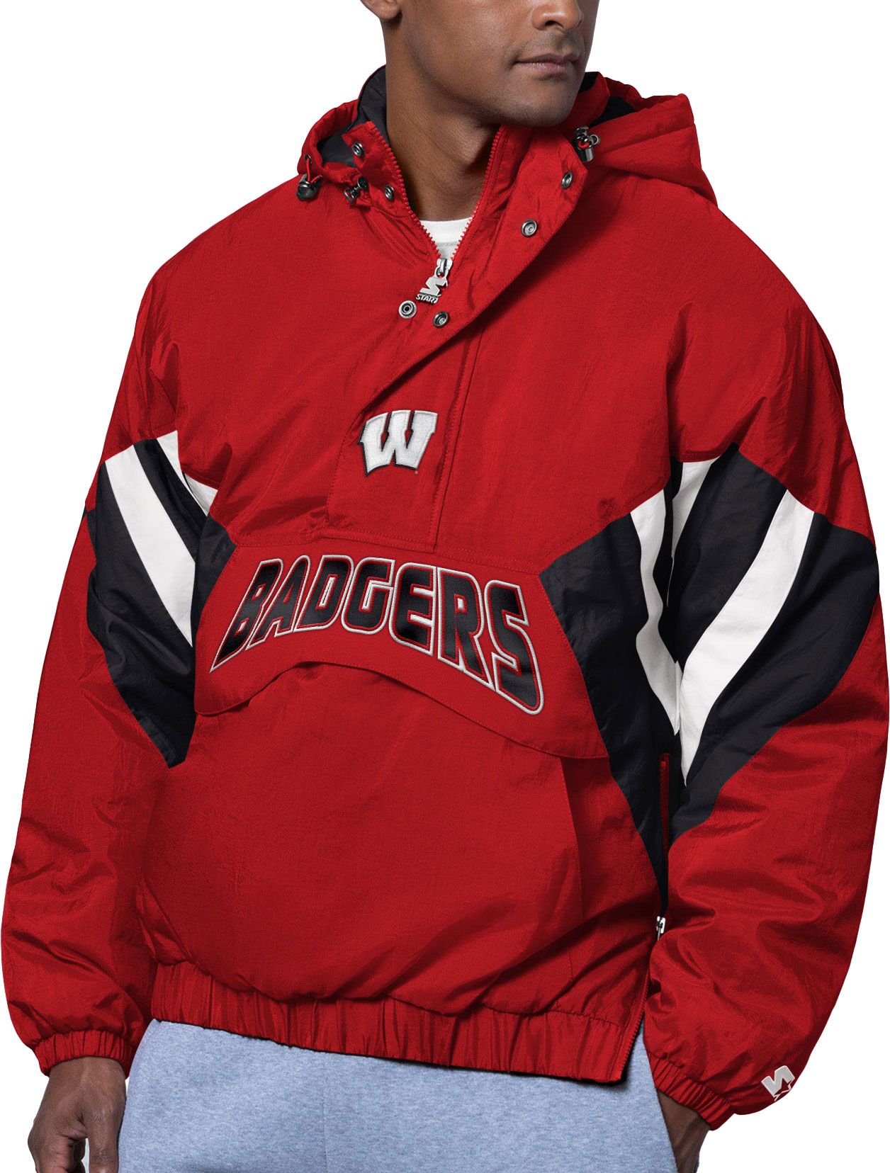 Starter Men's Wisconsin Badgers The Line Up Jacket product image