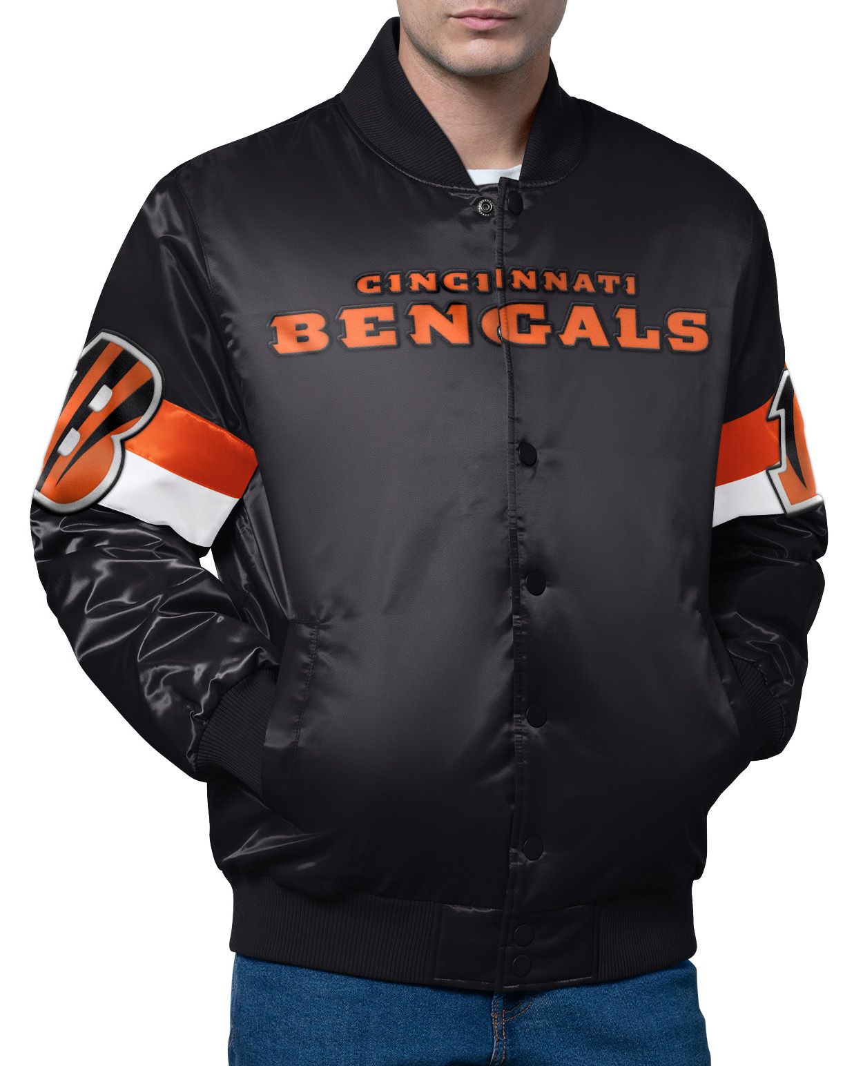 Starter Men's Cincinnati Bengals Triple Option Jacket product image