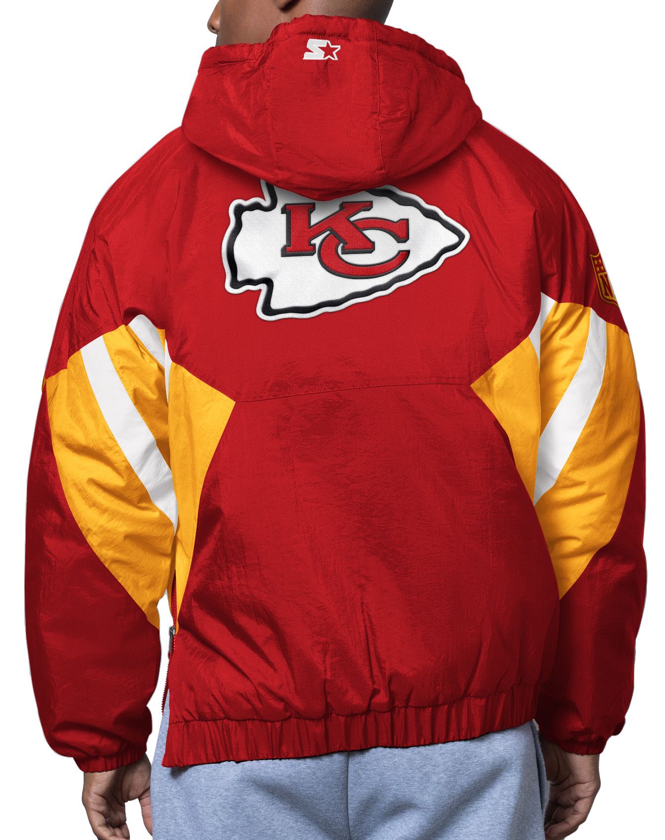 Starter Men's Kansas City Chiefs Line Up 1/2 Zip Jacket product image