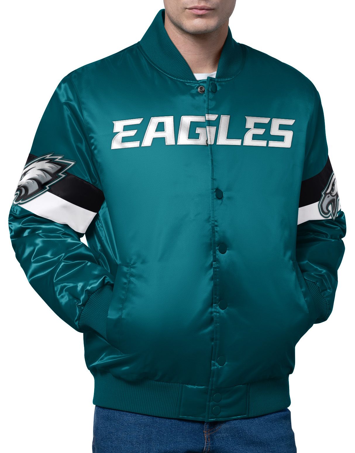 Starter Men's Philadelphia Eagles Triple Option Jacket product image