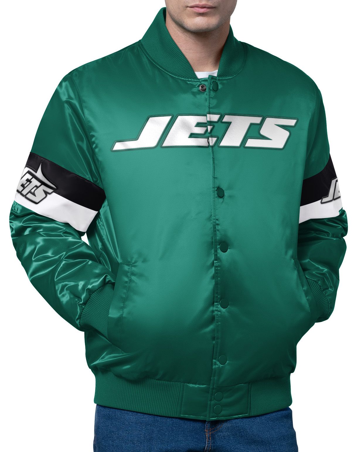 Starter Men's New York Jets Triple Option Jacket product image