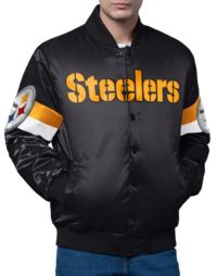 Starter Men's Pittsburgh Steelers Triple Option Jacket | Dick's