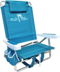 Salt Life 5-Position Deluxe Backpack Beach Chair