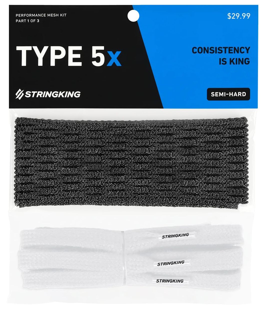 Stringking Type 5X Semi-Hard Lacrosse Mesh Stringing Kit product image