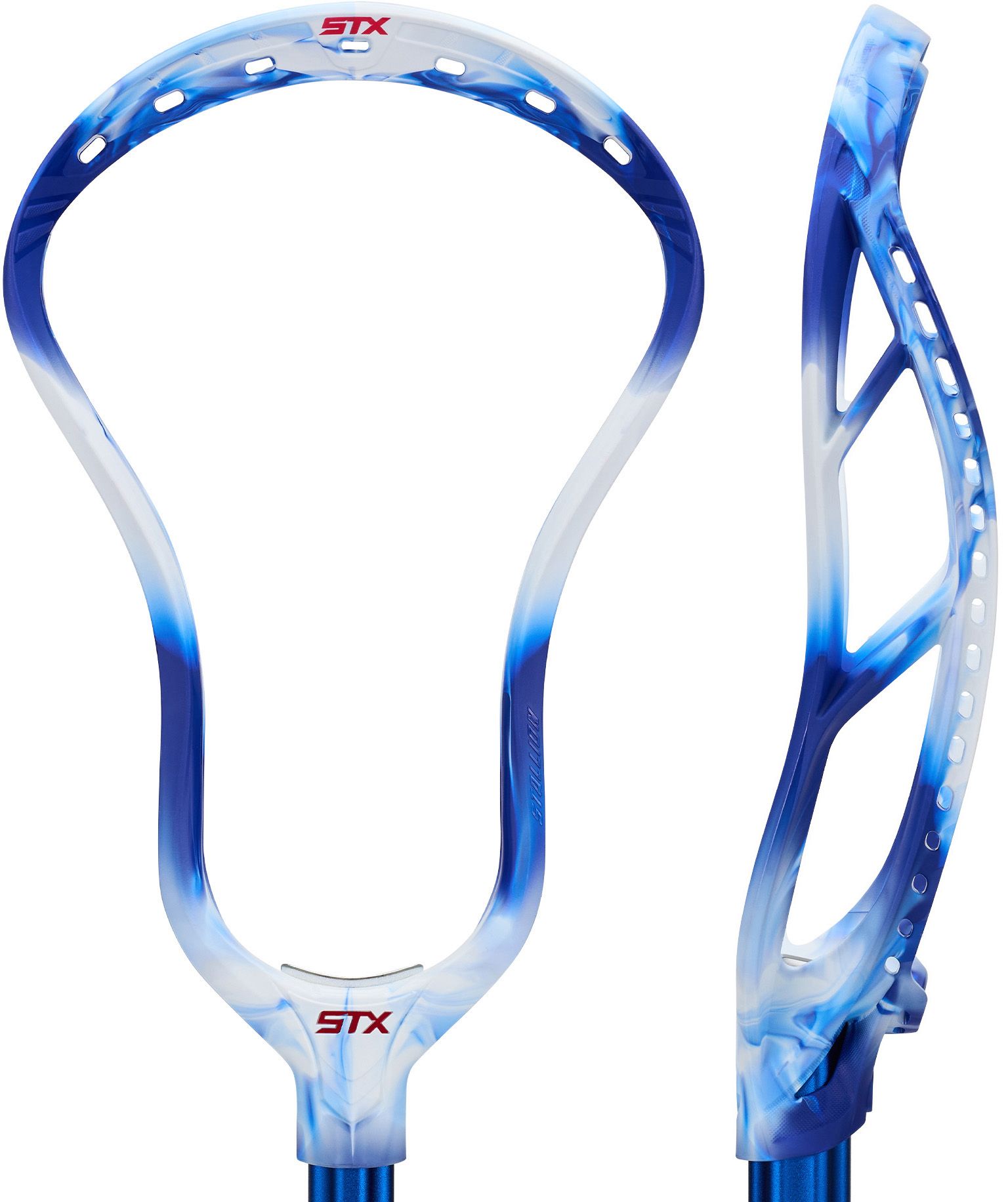 STX Stallion 1K Unstrung Lacrosse Head - Blue Marble product image