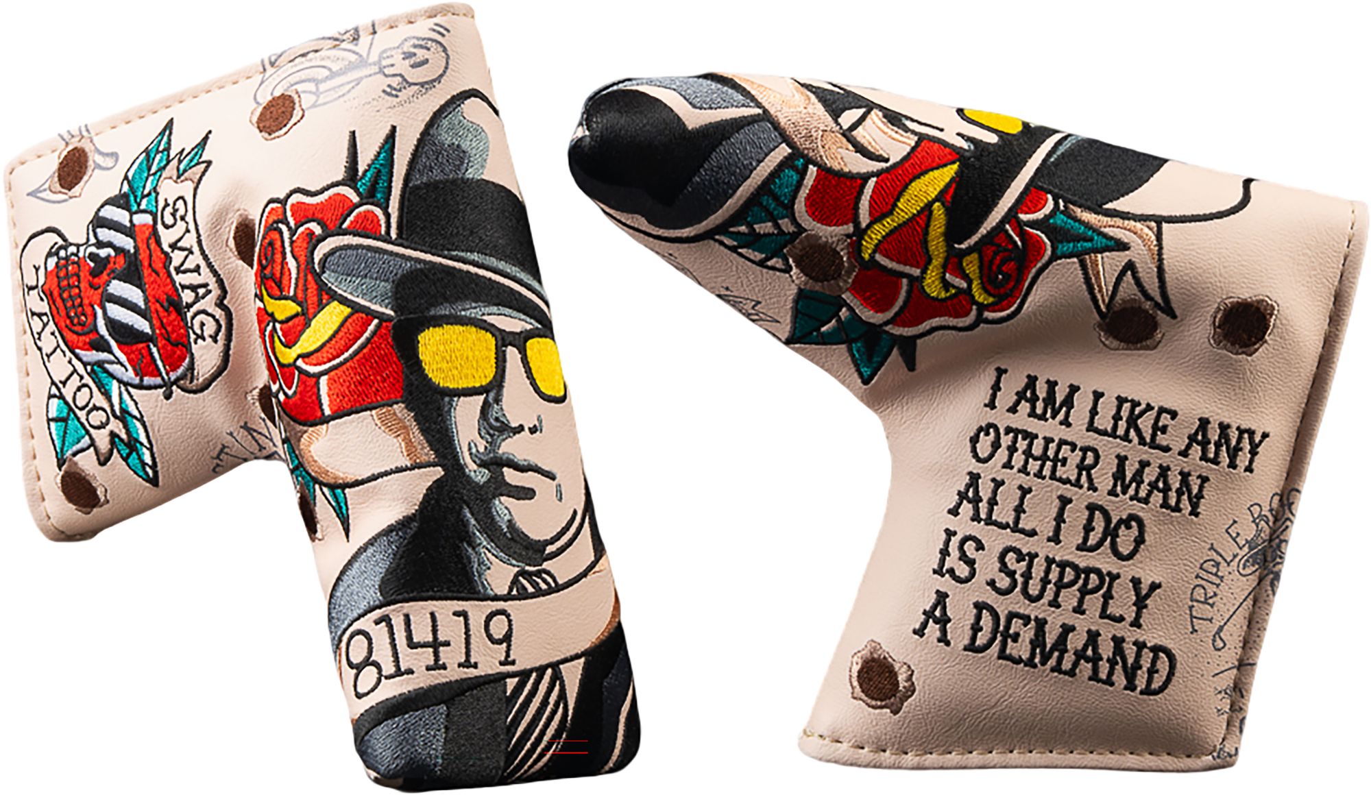 SWAG Capone Tattoo Blade Putter Headcover product image