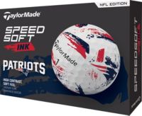 TaylorMade 2025 SpeedSoft Ink New England Patriots Golf Balls