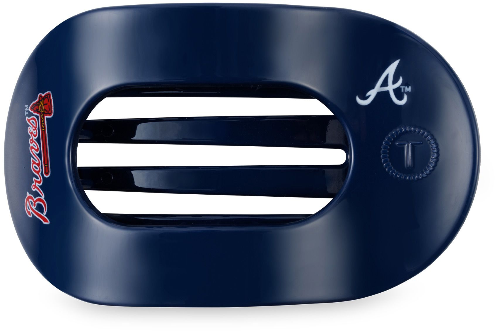 Teleties Atlanta Braves Medium Flat Hair Clip product image