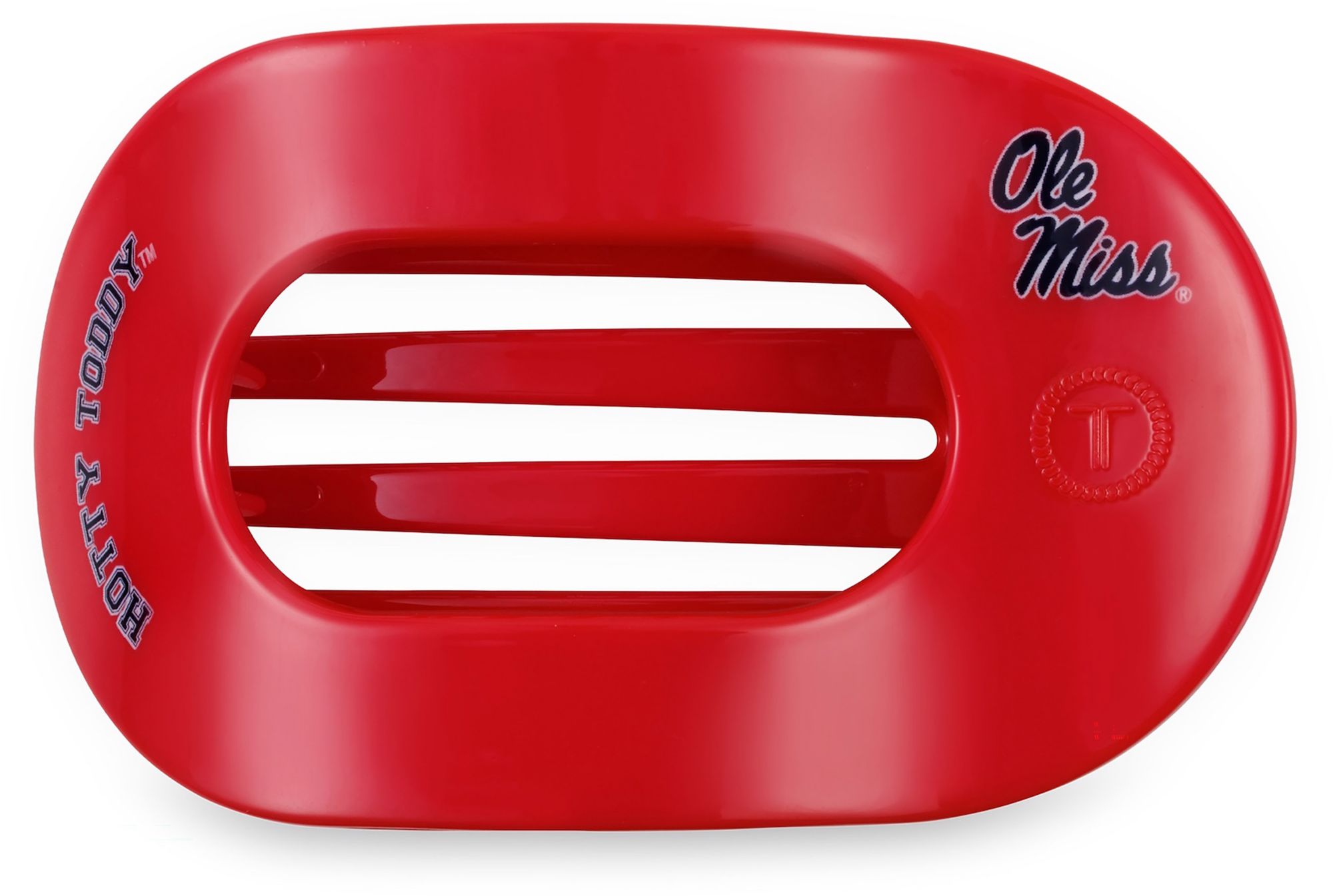 Teleties Women's Mississippi College Choctaws Red Large Flat Clip product image