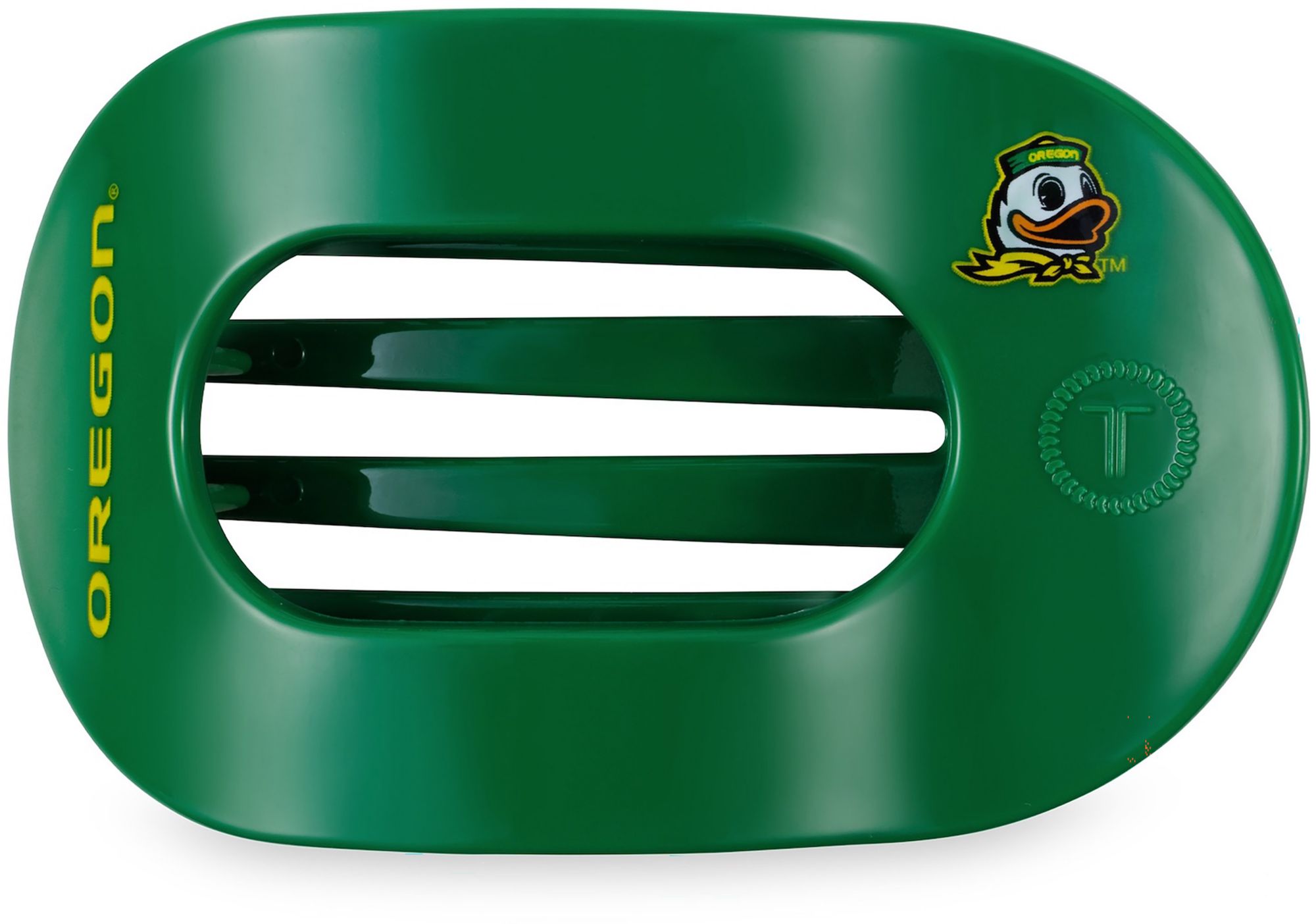 Teleties Women's Oregon Ducks Green Large Flat Clip product image