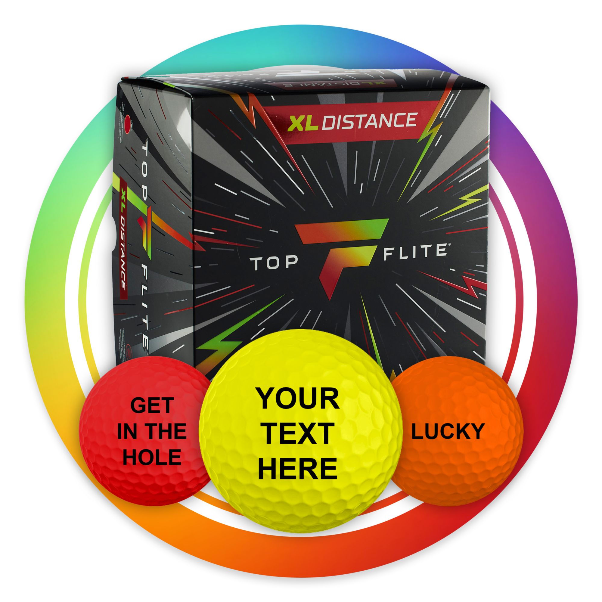 Top Flite XL Distance Personalized Golf Balls - 48 Pack product image