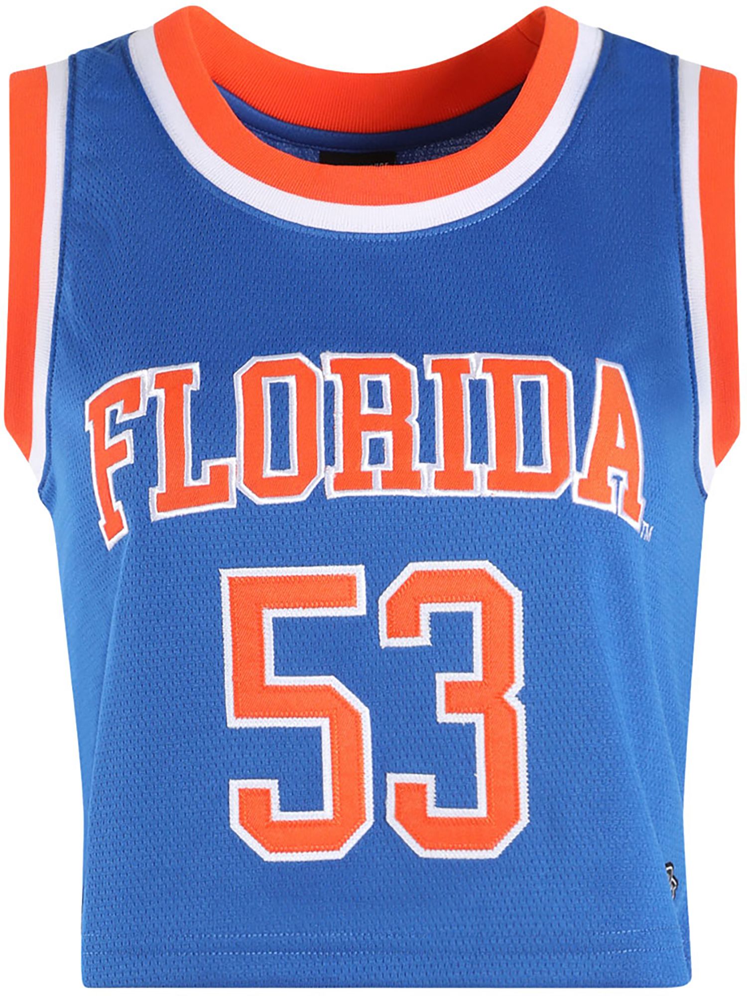 Hype and Vice Women's Florida Gators Royal Elevated Cropped Jersey product image